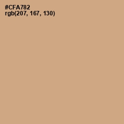 #CFA782 - Tumbleweed Color Image