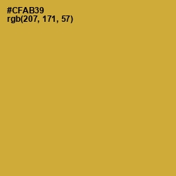 #CFAB39 - Old Gold Color Image