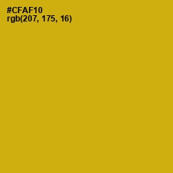#CFAF10 - Galliano Color Image