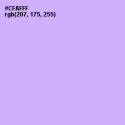 #CFAFFF - Perfume Color Image
