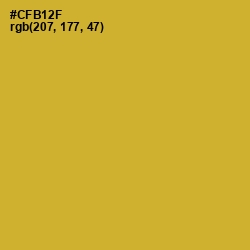 #CFB12F - Old Gold Color Image