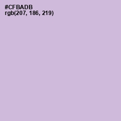 #CFBADB - Thistle Color Image