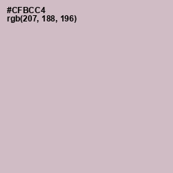 #CFBCC4 - Pale Slate Color Image