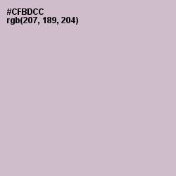 #CFBDCC - Gray Suit Color Image