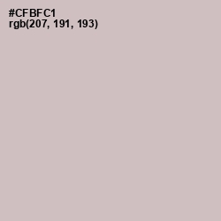 #CFBFC1 - Pale Slate Color Image