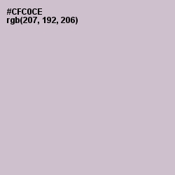 #CFC0CE - Pumice Color Image