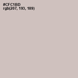 #CFC1BD - Silver Rust Color Image