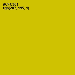 #CFC301 - Bird Flower Color Image