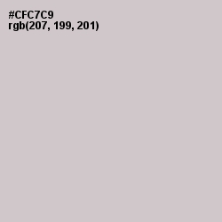 #CFC7C9 - Pumice Color Image