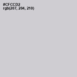 #CFCCD2 - Ghost Color Image