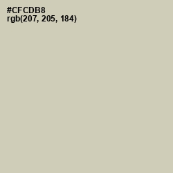 #CFCDB8 - Foggy Gray Color Image