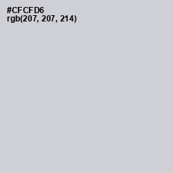 #CFCFD6 - Ghost Color Image