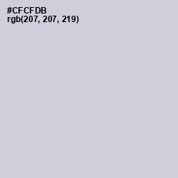 #CFCFDB - Ghost Color Image