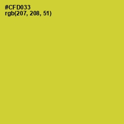 #CFD033 - Pear Color Image