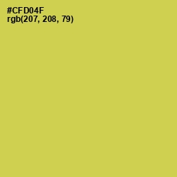 #CFD04F - Wattle Color Image