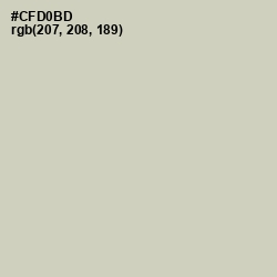 #CFD0BD - Green Mist Color Image