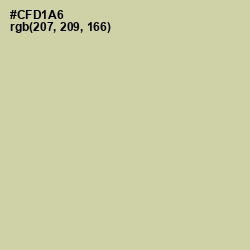 #CFD1A6 - Thistle Green Color Image