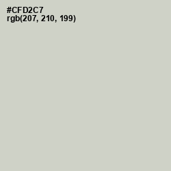 #CFD2C7 - Tasman Color Image