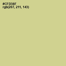 #CFD38F - Winter Hazel Color Image