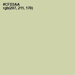 #CFD3AA - Green Mist Color Image