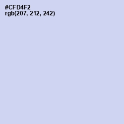 #CFD4F2 - Tropical Blue Color Image