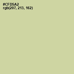 #CFD5A2 - Thistle Green Color Image