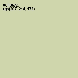 #CFD6AC - Green Mist Color Image