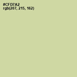 #CFD7A2 - Thistle Green Color Image