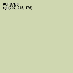 #CFD7B0 - Green Mist Color Image