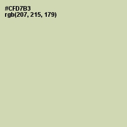 #CFD7B3 - Green Mist Color Image