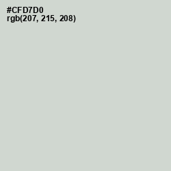 #CFD7D0 - Conch Color Image