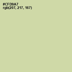 #CFD9A7 - Green Mist Color Image