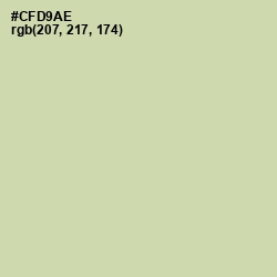 #CFD9AE - Green Mist Color Image