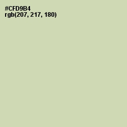 #CFD9B4 - Green Mist Color Image