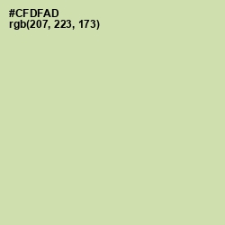 #CFDFAD - Green Mist Color Image