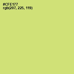 #CFE177 - Yellow Green Color Image