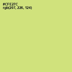 #CFE27C - Yellow Green Color Image