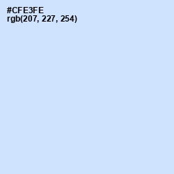 #CFE3FE - Hawkes Blue Color Image