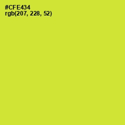 #CFE434 - Pear Color Image