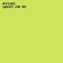 #CFE45C - Wattle Color Image