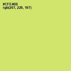 #CFE46B - Yellow Green Color Image