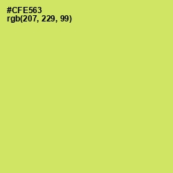 #CFE563 - Yellow Green Color Image