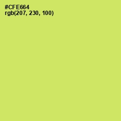 #CFE664 - Yellow Green Color Image