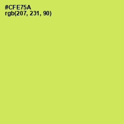 #CFE75A - Wattle Color Image