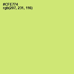 #CFE774 - Yellow Green Color Image