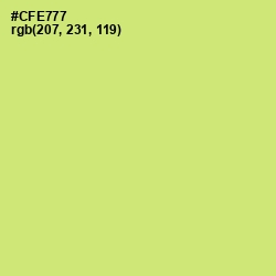 #CFE777 - Yellow Green Color Image