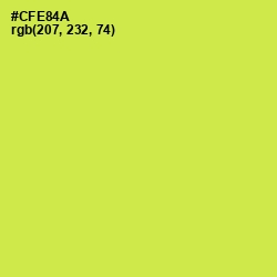 #CFE84A - Wattle Color Image