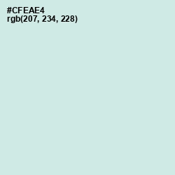 #CFEAE4 - Jagged Ice Color Image