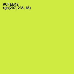 #CFEB42 - Wattle Color Image