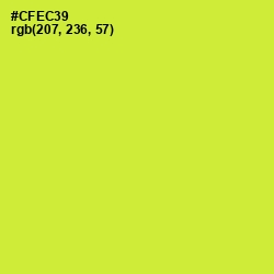 #CFEC39 - Pear Color Image